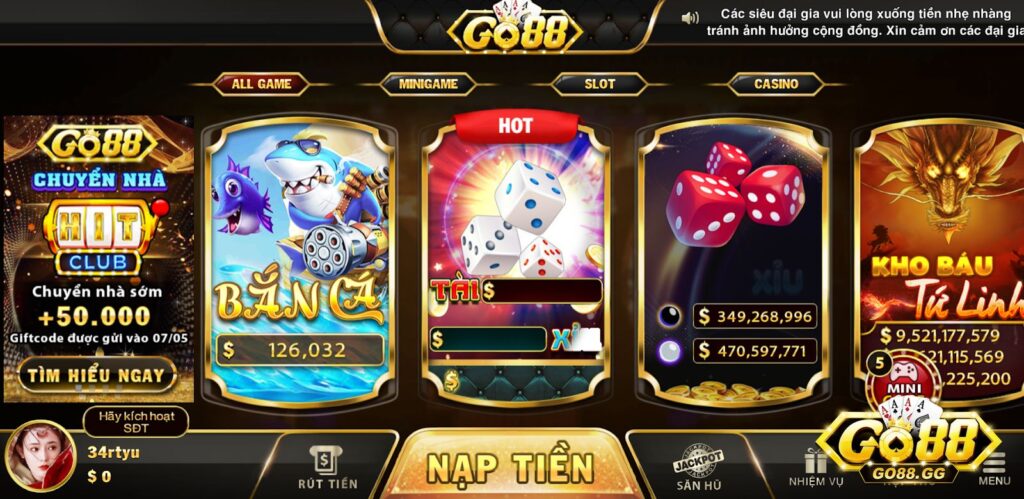 Giới thiệu Go88 - Cổng game hàng đầu Việt Nam 2 Mục đích hoạt động của cổng game Go88