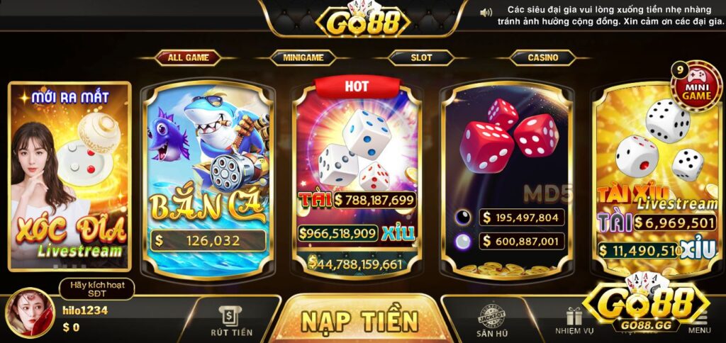 Giới thiệu Go88 - Cổng game hàng đầu Việt Nam 4 Cổng game Go88 có gì hấp dẫn? Giới thiệu ưu điểm của cổng game Go88
